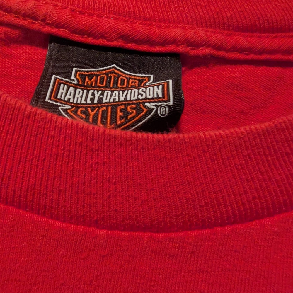Red Harley Davidson Tshirt - Picture 3 of 9